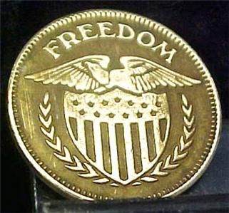 FREEDOM NO CASH VALUE TOKEN  8528  