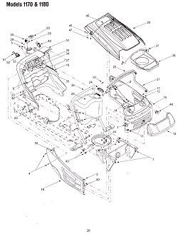   is for your Cub Cadet 1170 1180 1212 and 364 Series Lawn Tractors