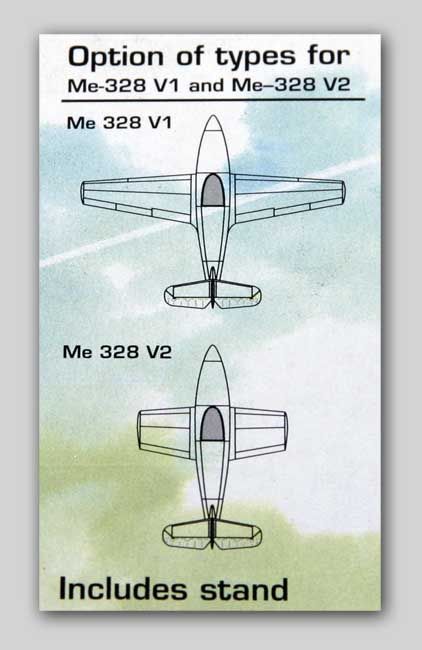 WWII GERMAN Me328 V1/V2 Glider   1/72 PM Model Kit #223  