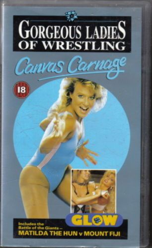GORGEOUS LADIES OF WRESTLING  CANVAS CARNAGE  VHS VIDEO  