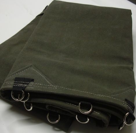 Military Heavy Duty Canvas Tarp Tarps FLAME RESISTANT  