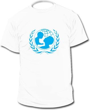 NEW UNICEF UNICEF LOGO T SHIRT 4 STYLES S XXL  