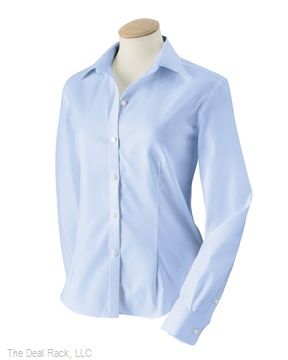 New Van Heusen Womens NoWrinkle Oxford Shirt Any Sz/Clr  