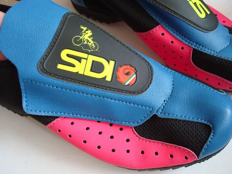 Sidi cyclocross touring shoes vintage 80s size 41 pink  