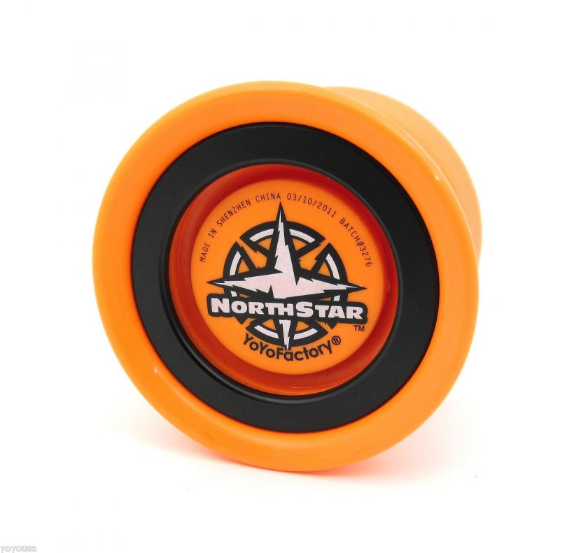 YoYoFactory Northstar Yo Yo   Orange/Black + FREE STRINGS  