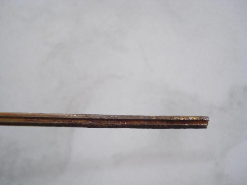 1700s ANTIQUE MEDICAL GOLD PLATED CATHETER   GENTILE  