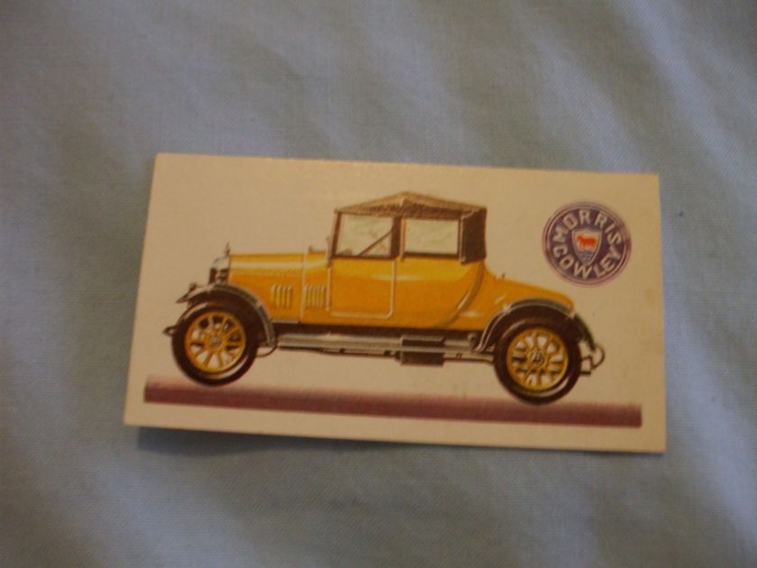 BROOKE BOND TEA CARDSHISTORY OF THE MOTOR CAR 1968BUY INDIVIDUALLY 