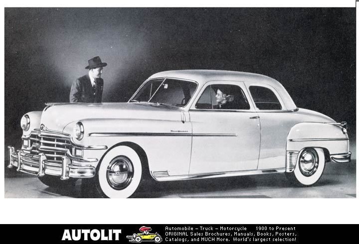 1949 Chrysler New Yorker Club Coupe Factory Photo  