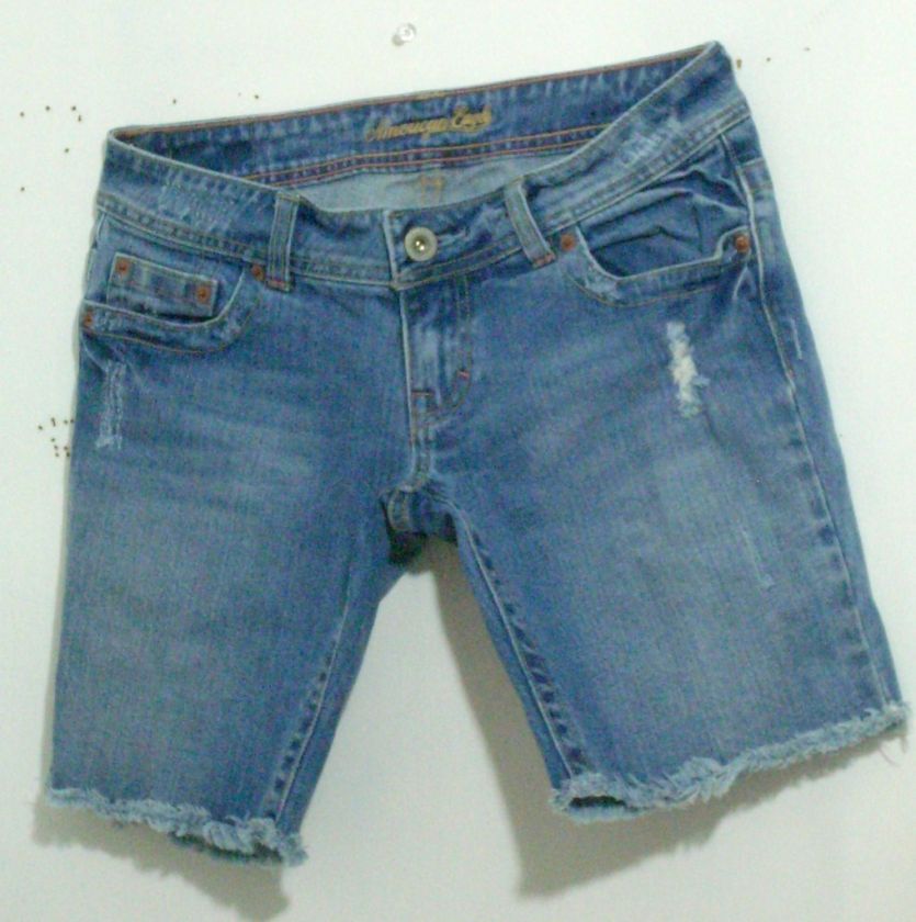 American Eagle Jean Bermuda Shorts Womens Size 2 W30  