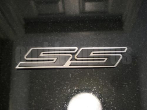 GM LICENSED, 2010 2011 2012 CAMARO SS Emblem Stainless Steel + Color 