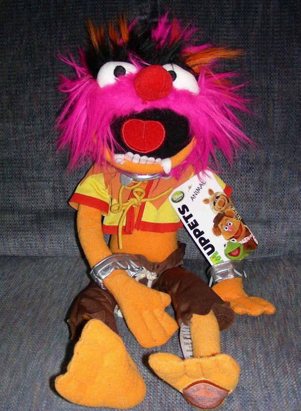   Muppets Animal Plush Doll Toy 17 The Muppet Movie   2011 New  