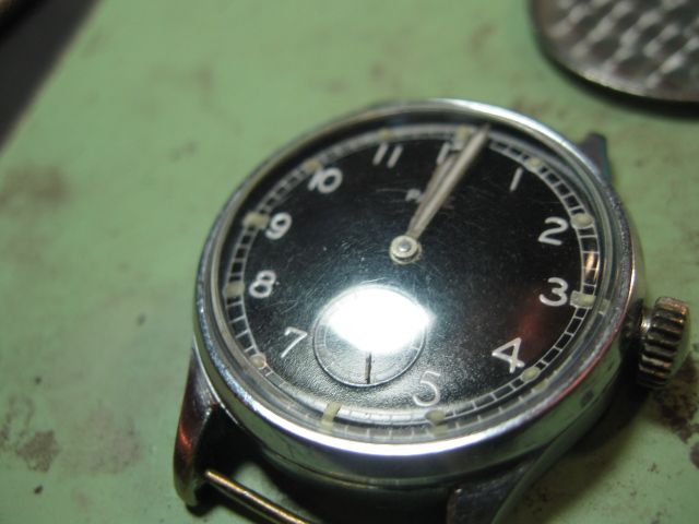 RESTORED 1934 DUROWE LACO PAGE WWII GERMAN WATCH  STOWA LANCO 