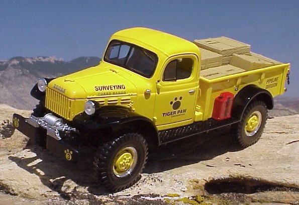   TIGER PAW EXCAVATING 1949 Dodge Power Wagon   First Gear RFN  