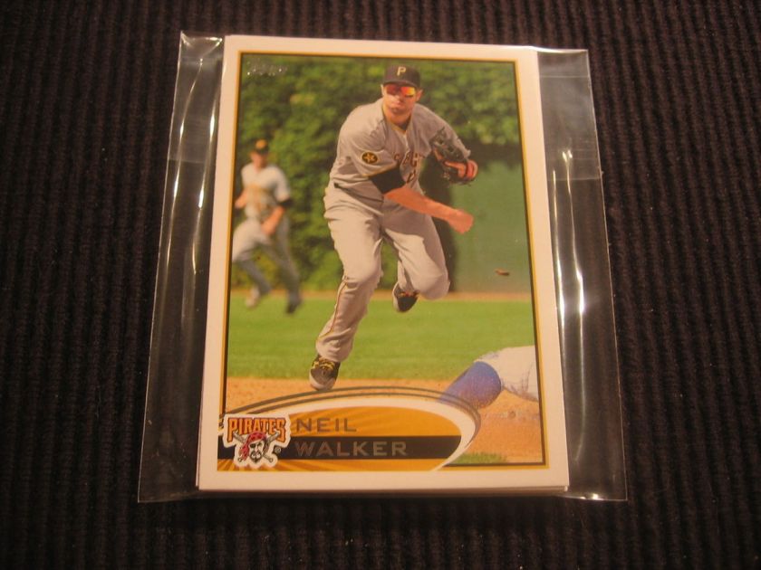 2012 TOPPS #1 PITTSBURGH PIRATES TEAM SET 9 CARDS JOSE TABATA NEIL 