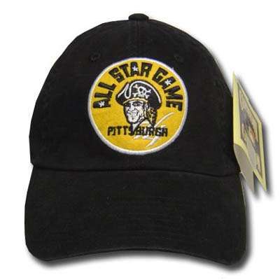 MLB PITTSBURGH PIRATES ALL STAR GAME HAT CAP BLACK ADJ  