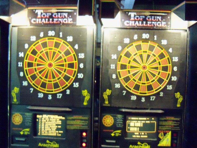 Arachnid Galaxy Top Gun Challenge video dart board  