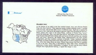 US #2325 FDC WILDLIFE   NEBRASKA   PRAIRE DOG USPS CAPEX STATION 6 