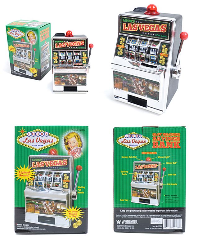 Lucky Las Vegas Coin Bank (BW2328)  