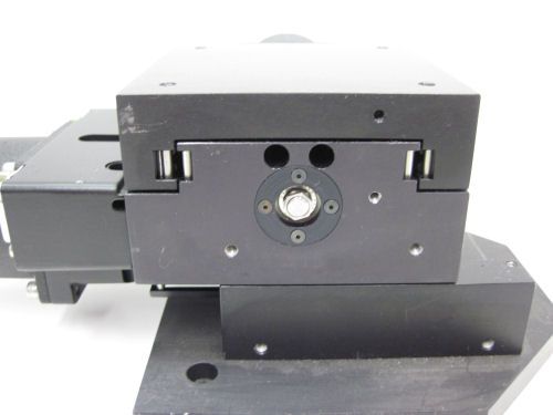   MOTORIZED XY STAGE w/ STEPPER MOTOR 23D 6102BN & w/ MOUNTING BASE