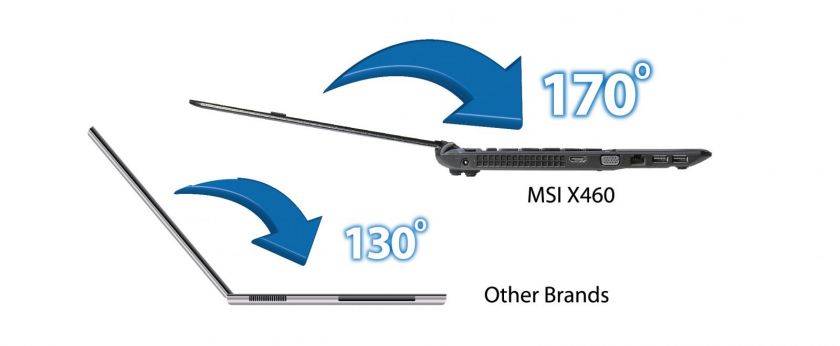 MSI XSLIM 14 X460 DX Super lightweight slim notebook i3 core version 