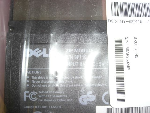 Dell 08P118 8P118 Laptop 250MB Internal ZIP Drive NEW  