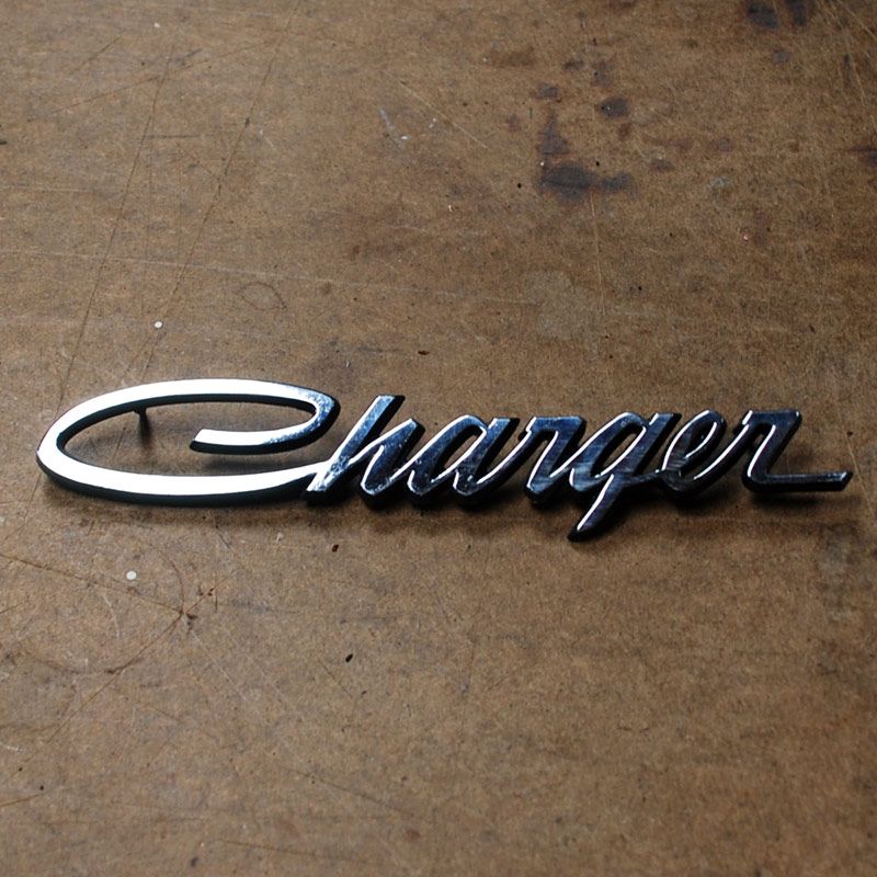 Dodge Charger sail panel emblem 68 69 70 script  