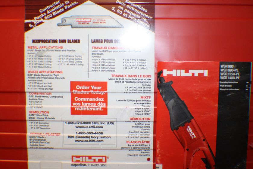 Hilti WSR 1400 PE Reciprocating Saw  