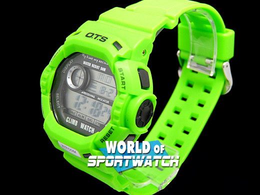 Man Watch Green Day Date Watch Military Time Digital Sport Watch Free 