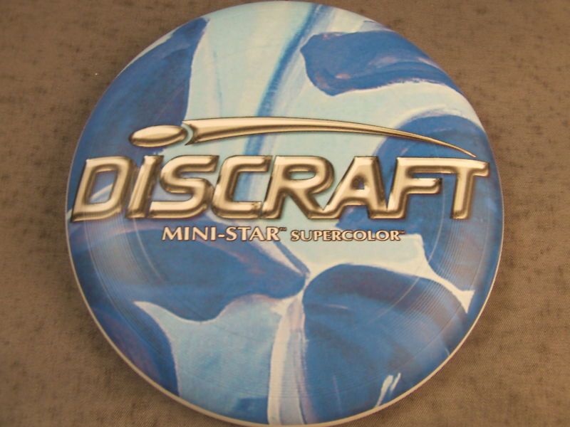 NEW 35g SUPER COLOR DISCRAFT MINI STAR DISC GOLF  