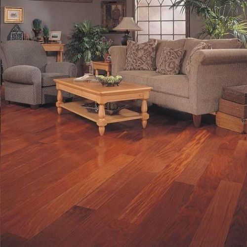 Santos Mahogany Prefinished Solid Flooring Clear  