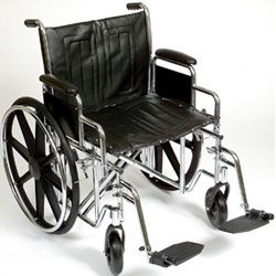 Wide Wheelchair ANTI TIPPERS Heavy Duty 22x18 400 lb  