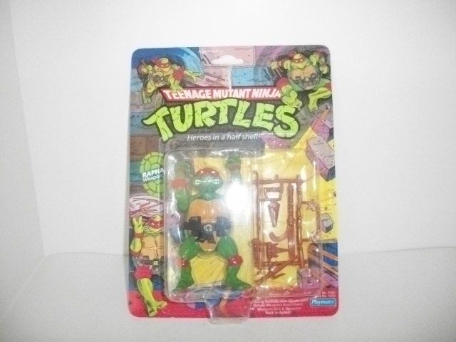 TMNT Turtles 1988 RAPHAEL Witty Voice of Turtles Figure MINT a2 