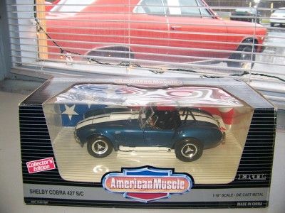 Ford Shelby Cobra 427 S/C American Muscle Ertl 118 NIB Great 