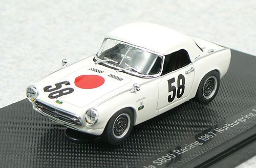 Ebbro 44250 Honda S800 Racing 1967 Nurburgring 1/43 scale  