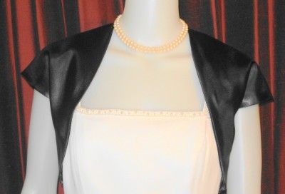 VIBRANT PURPLE SATIN BOLERO BRIDAL JACKET SMALL NEW  