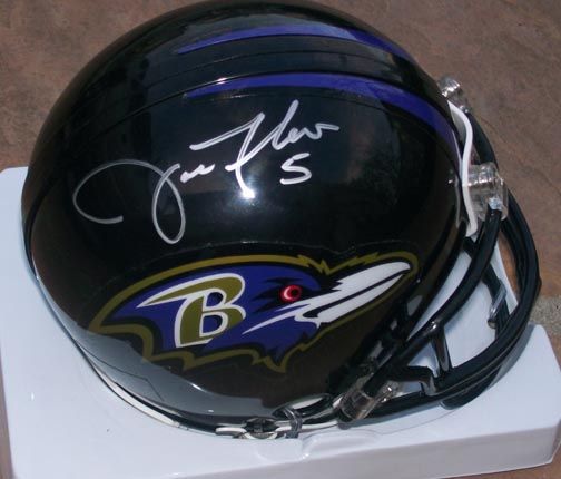 JOE FLACCO*SIGNED*BALTIMORE*RAVENS*MINI*HELMET*  