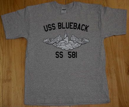 US Navy USS Blueback SS 581 Submarine T Shirt  