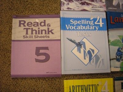 18 A BEKA CURRICULUM SPELLING VOCAB HISTORY GRADE 4,5,6  