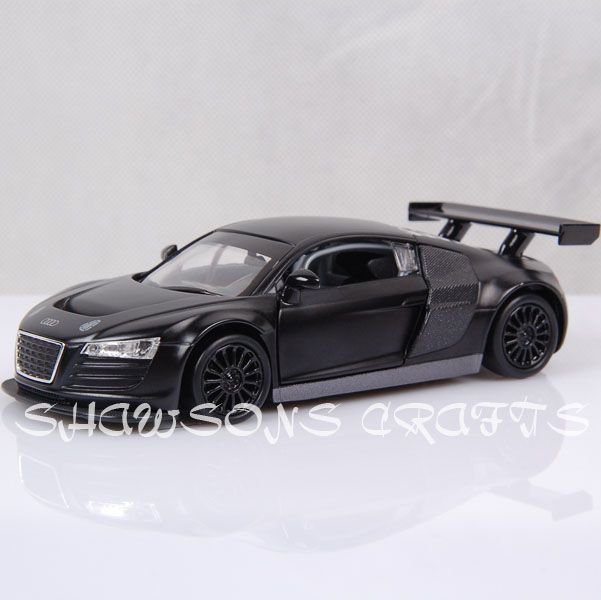 DIECAST 1/32 SOUND & LIGHT PULL BACK AUDI R8 MODEL CAR  