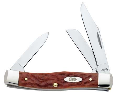 CASE XX KNIVES CV CHESTNUT MEDIUM STOCKMAN KNIFE #7008  