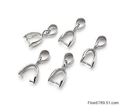 Wholesale 100pcs 17mm Metal Pendant Pinch Hooks Bails  