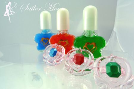 Sailor Moon Mercury Mars Jupiter Nail Art Stickers Set  