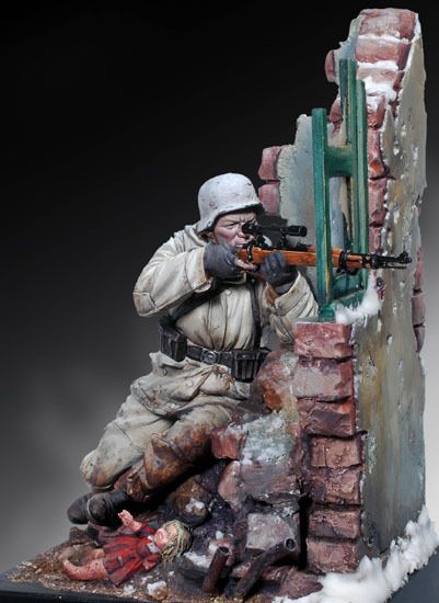 Andrea Miniatures German Sniper   TR 07 Unpainted  