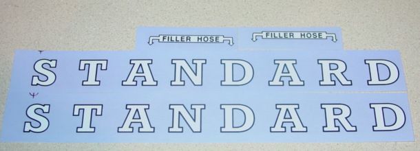 Tonka Standard Oil Tanker Semi Decal Set  