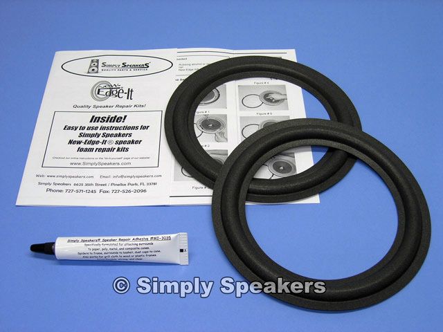   REFERENCE 20 SPEAKER Parts 8 Woofer Foam Edge Repair Kit # FSK 8