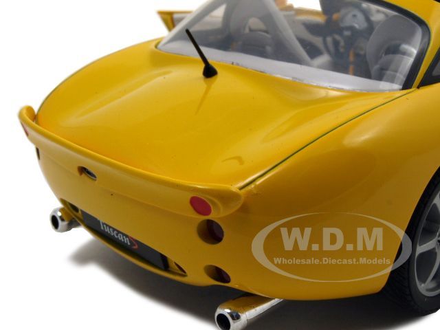 TVR TUSCAN S YELLOW 118 DIECAST MODEL CAR  