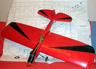 Vintage P 40 WARHAWK Berkeley OTS Model Airplane PLAN + Construction 