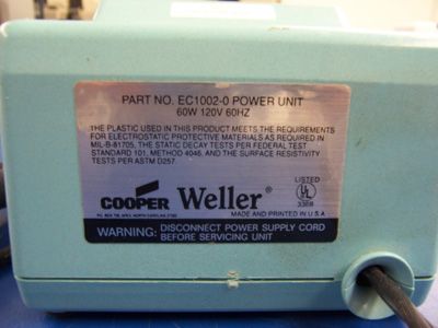 6176 WELLER EC10025 SOLDER IRON  