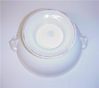 WEDGWOOD ETRURIA & BARLASTON EDME RIBBED COVERED VEGETABLE BOWL 