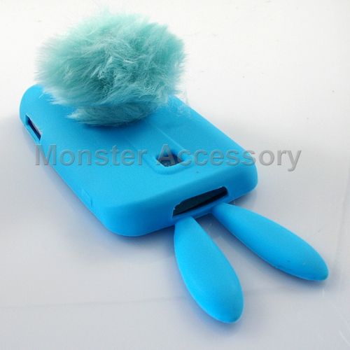 Blue Bunny Soft Skin Gel Case Cover For Huawei Ascend  
